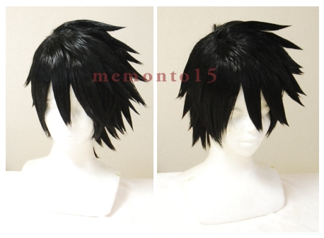 ブラック 黒 耐熱 ショート ウィッグ 弱蟲(chóng)ペダル 新開(kāi)悠人 コスプレ衣裝 セット済 新開(kāi) 悠人 弱ペダ コスプレ