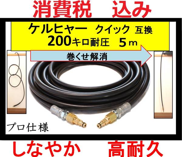 ケルヒャー 高圧ホース クイック 交換タイプ 5m K2.900