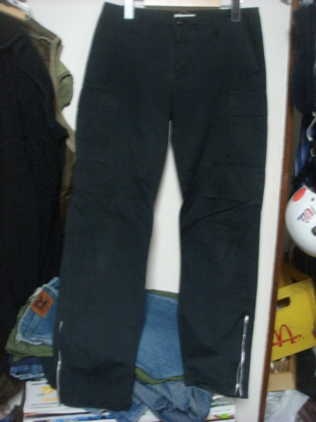 1508 0000 number yonju-yonn*44 side Zip ZIP cargo pants BDUfa tea gpala Shute 