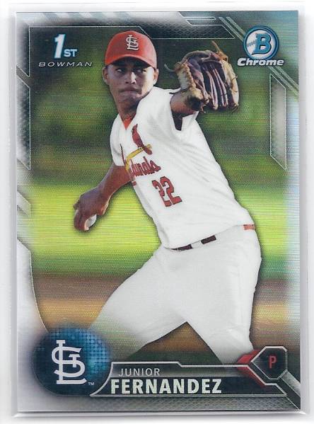 2016 Bowman Chrome Junior Fernandez Refractor 499/_画像1