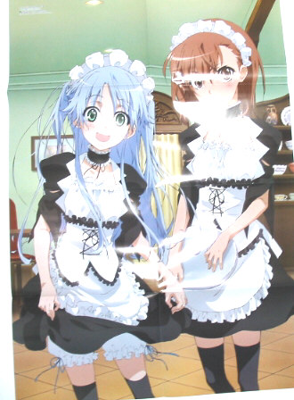 両面B2ポスターとある魔術の禁書目録Ⅱ魔法少女リリカルなのは
