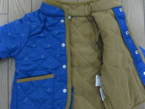 【新品】simple free里起毛地付き中綿キルトジャケット?。福? bimg=