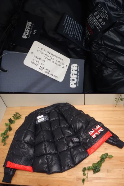  Britain .. purveyor {PUFFA} high class down jacket XS regular price 52,290 jpy new goods 