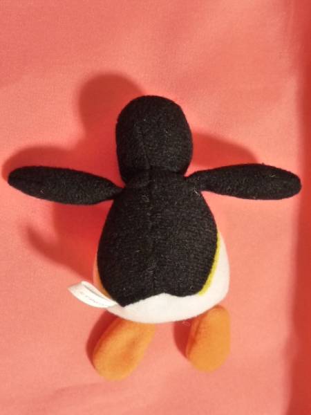  ultra rare! Kawai i! PINGU Pingu character . jackstones material Mini soft toy 