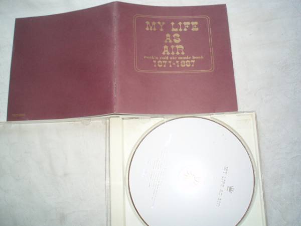 MY LIFE AS AIR rock'n roll air music book 1971-1997_画像1