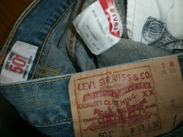 名作 レア Levi's リーバイス 501 08501-02 W33 加工_画像3