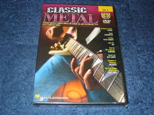 匿名送料無料　メタルギター　教則DVD　正規輸入盤　新品未使用