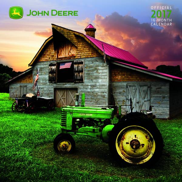 匿名送料無料　ジョンディア カレンダー 2017　John Deere　輸入-_画像1