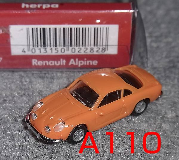 1/87 alpine Renault A110 orange (.) RENAULT Alpine