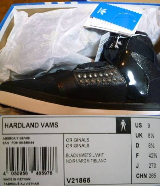 27cm US9 【adidas originals for VANQUISH HARDLAND】V21865_画像3
