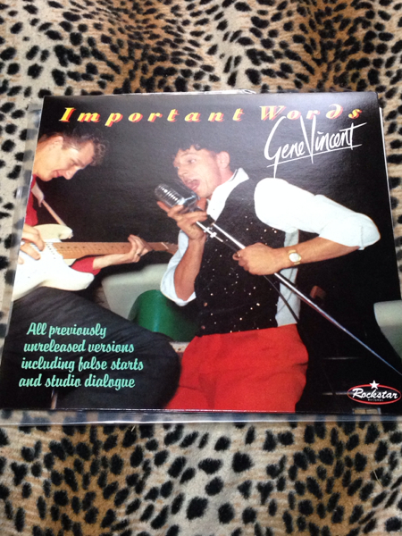 ジーンビンセントGENE VINCENT「IMPORTANT WORDS」未発表テイク