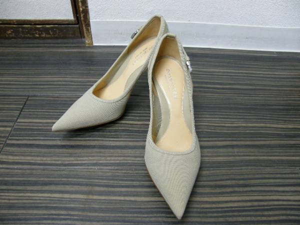 N6 セルジオロッシ sergio rossi 新品 バックル パンプス サイズ34 即決