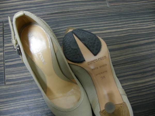 N6 セルジオロッシ sergio rossi 新品 バックル パンプス サイズ34 即決