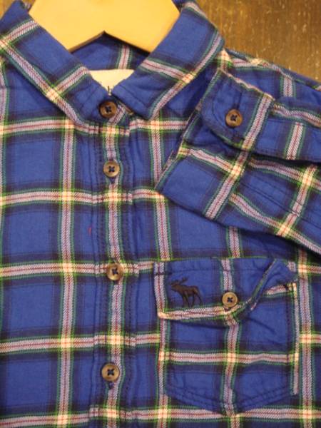 *** abercrombie Abercrombie & Fitch Kids фланель рубашка популярный товар 