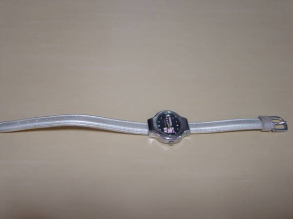  rare article design Hello Kitty -. for women wristwatch black da jpy type 