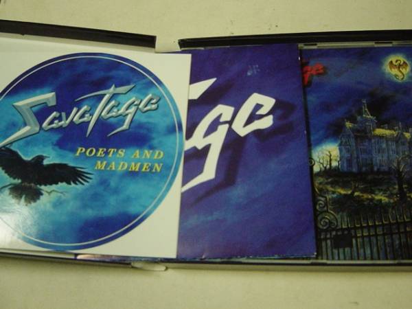 Savatage(サヴァタージ)「Poets & Madmen Ltd.Edition」ステッカー,ピンナップ付_画像2