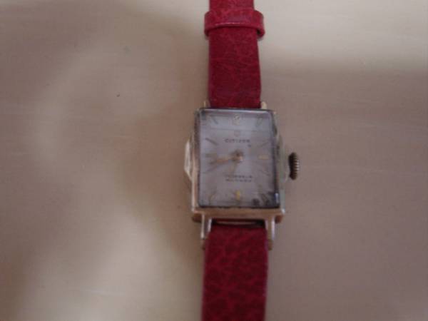 アンティーク 　手巻式　１７石　 シチズン 　婦人用腕時計　ジャンク品_画像1