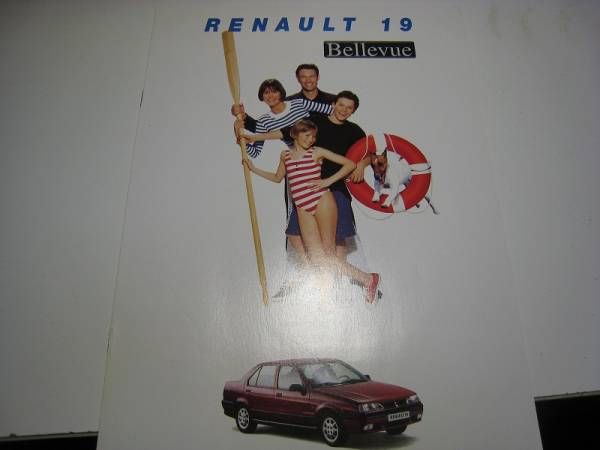* abroad catalog . language Renault 19 Bellevue 6023