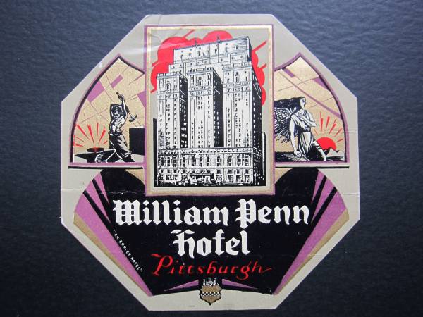  hotel label # William pen hotel #pitsu bar g