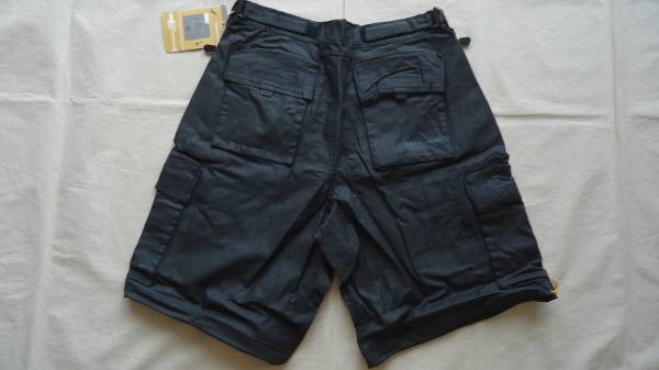 LRG old model cargo short pants black M 70%off half-price and downward cotton flax L *a-ru*ji- letter pack post service plus 