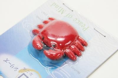 蟹の置物　蟹（かに）　12個入り　（陶器制）　個別包裝入り