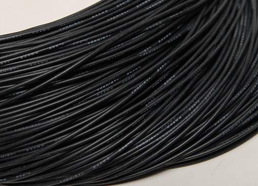 AquaPC★送料無料 Pure-Silicone Wire 24AWG (1mtr) BLACK★
