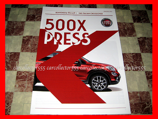 Ж not yet read! FIAT 500X PRESS VOL.2 Manufacturers direct delivery! '15/9 P7 rare! Ж