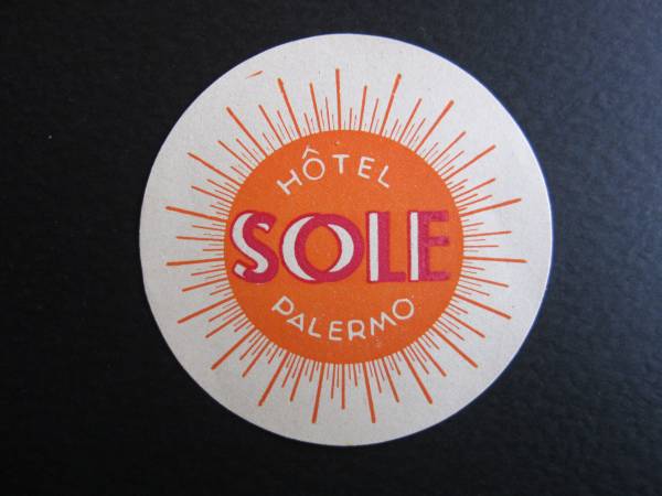  hotel label # hotel so-re#parerumo#1950's# Vintage 
