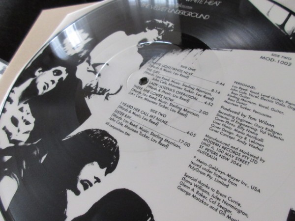 bb/ピクチャー盤/The Velvet Underground(Lou Reed)/White～_画像3