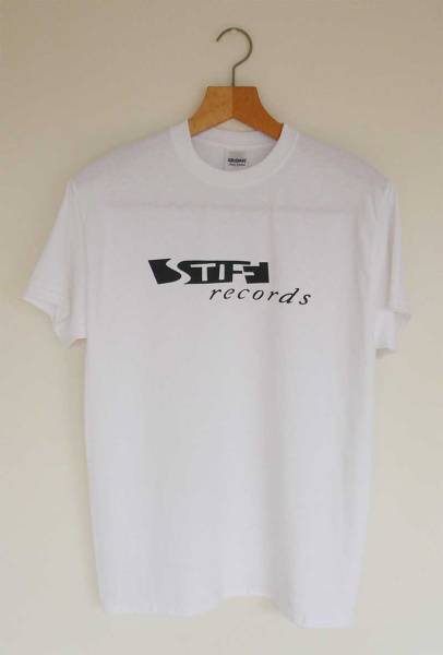 【新品】Stiff Record Tシャツ Lサイズ パブロック Pub Rock wh 80s 70s シルクスクリーンプリント_画像1