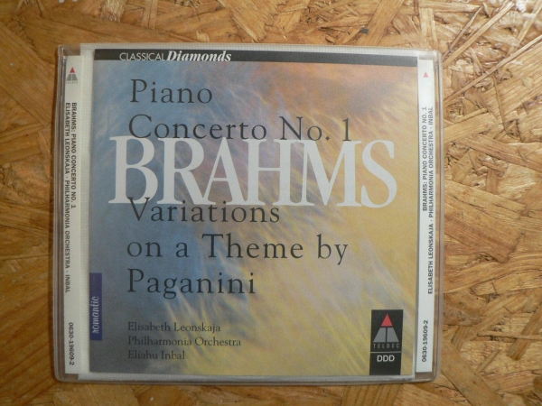 輸入盤CD ブラームス　ピアノ協奏曲第1番/エリアフ・インバル_画像1