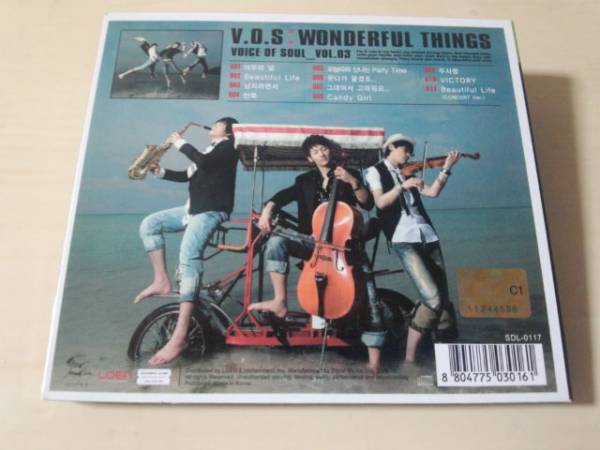 V.O.S CD「3集 Wonderful Things」韓国K-POP●_画像2