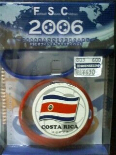 超素敵☆サッカー☆シリコン製リストバンド２本☆コスタリカ☆
