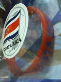 超素敵☆サッカー☆シリコン製リストバンド2本☆コスタリカ