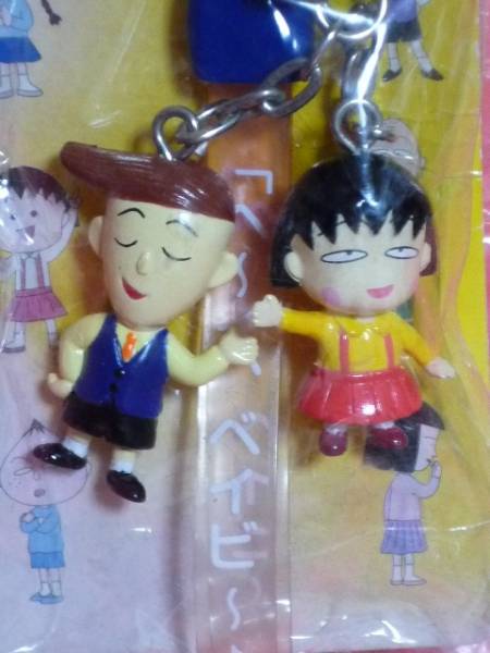  очень редкий! Kawai i! Chibi Maruko-chan & цветок колесо kn эмблема ремешок ( не продается )