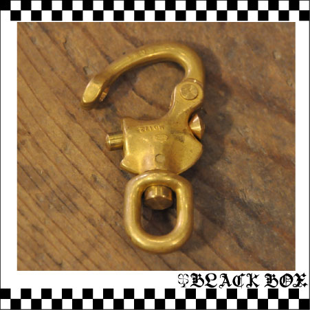 solid brass 真鍮 無垢 生地 ソリッド ブラス スイベル スナップシャックル レザークラフト カラビナ イギリス UK GB ENGLAND 英國制 14