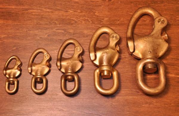 solid brass 真鍮 無垢 生地 ソリッド ブラス スイベル スナップシャックル レザークラフト カラビナ イギリス UK GB ENGLAND 英國制 14