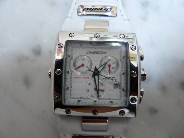 Chronotech＊クロノテック＊7686L＊腕時計＊展示品＊白＊25