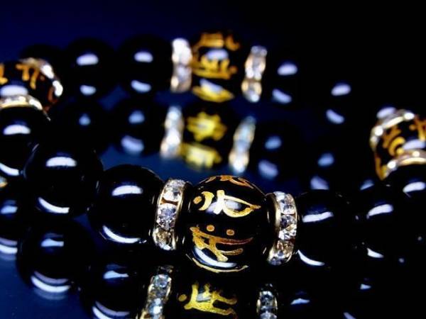 悪羅悪羅十二支梵字オニキス１４ミリ§オニキス１２ミリ