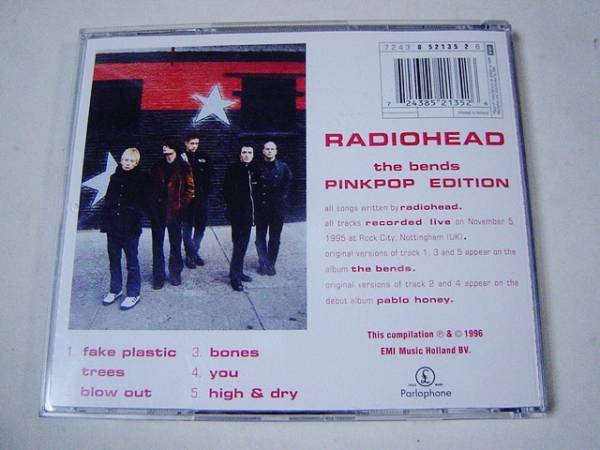 Radiohead(レディオヘッド) 「The Bends Pinkpop Edition」