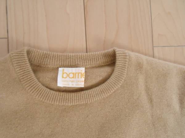 MADE IN SCOTLAND barrie 100% CASHMERE KNIT CAMEL кашемир 