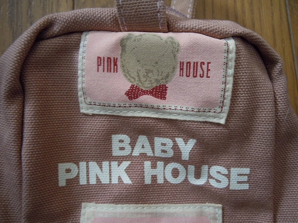 ベビーピンクハウス 希少 シューズバッグ 美品◆BABY PINK HOUSE ケース くま うさぎ リス 犬 テリア シュナウザー ワッペン 良品