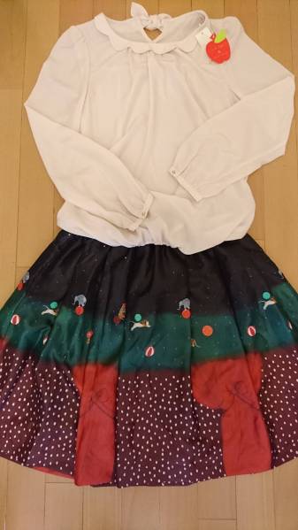 ラウンド  フランシュリッペ☆サーカス♪スカート(新品M)日本製☆ウエストゴムで楽ちん♪ フランシュリッペ