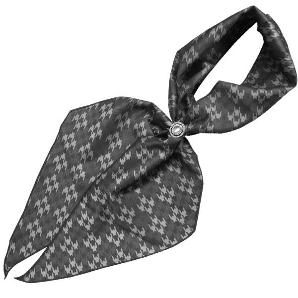 RMANICA千鳥(niǎo)ストール付きドレスシャツ新品黒XネイビーL