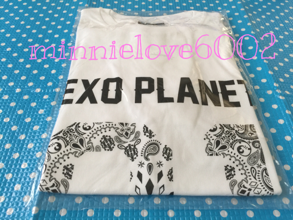 FROM EXO PLANET #1★THE LOST PLANET IN JAPAN★公式 グッズ★Tシャツ★ホワイト 白★Mサイズ★新品_画像1