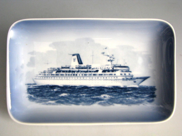 客船 ゴールデンオデッセー号 絵皿 ◆ ロイヤルコペンハーゲン