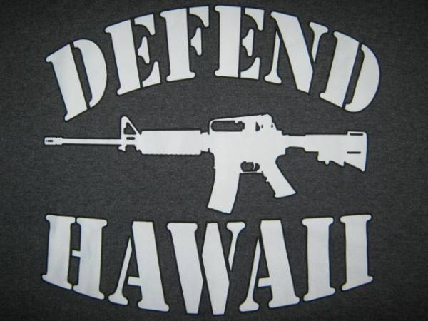 ★新品未使用品 ハワイ直輸入 ハワイ発 DEFEND HAWAII ディフェンドハワイ Tシャツ XL USサイズ チャコールグレー 濃グレー コットン100%★_画像3