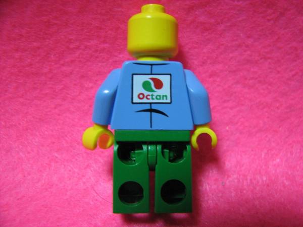 ☆レゴ-LEGO★フィグ★サングラスのガソリンスタンドマン★USED_Octanマーク