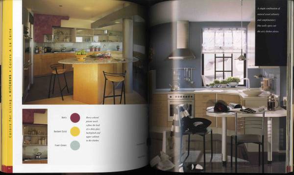 【c8499】1998年 Kitchens - Colors for Living (キッチン)_画像3