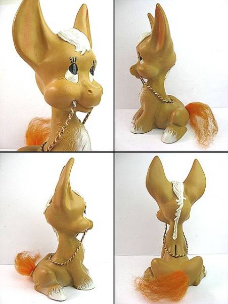 全国総量無料で 1970's ロバ DONKEY ビンテージ 貯金箱 当時物 トッポジージョ キャラクター